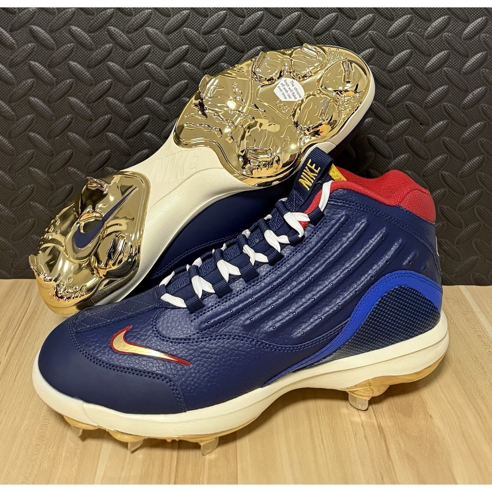 Unreleased Nike Air Griffey 2 Hank Aaron PE Baseball Cleats IB5332-400 Size 10.5